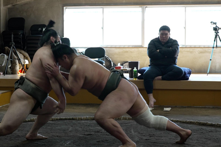 Osaka: Authentic Sumo Morning Practice & Chanko Lunch Authentic Sumo Morning Practice Viewing 【Only viewing】