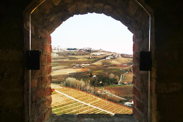 De Milão: Degustação de vinho Barolo, passeio por Alba e visita ao castelo