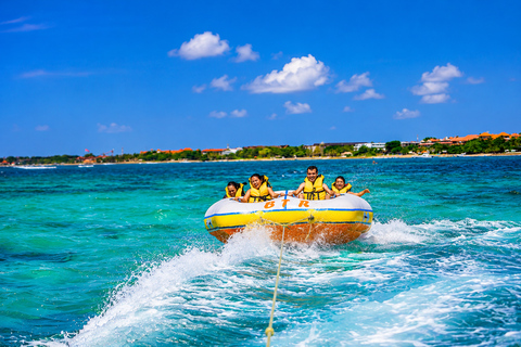 Bali Watersports Package: Tanjung Benoa Ocean Adventure Fly Board - Parasailing- Rolling Donut