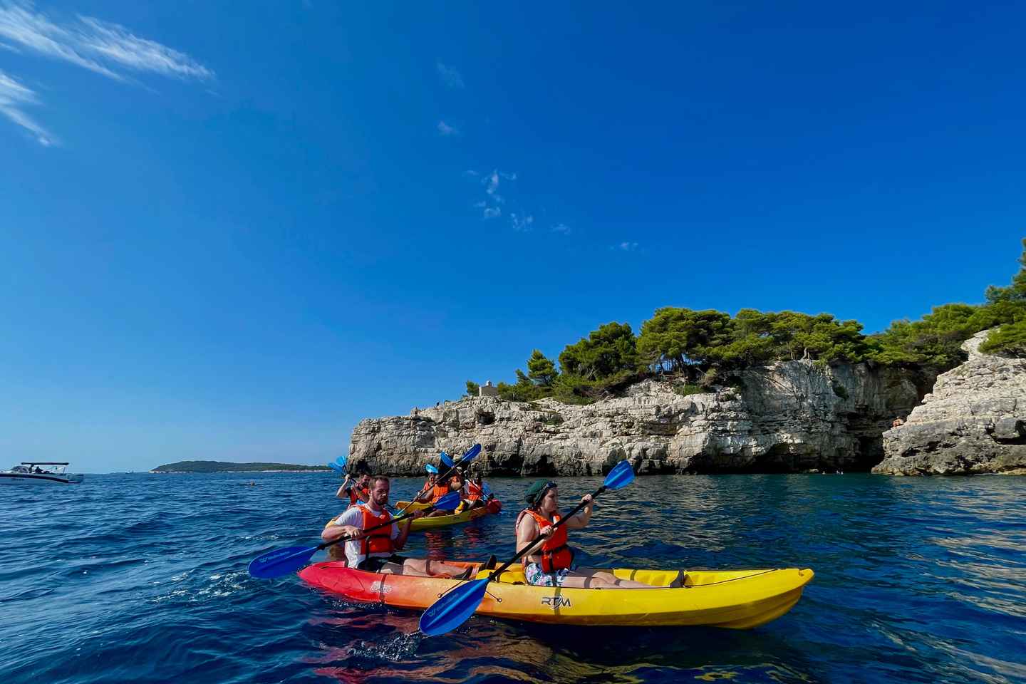 Pula: Cave, Canyon and Island Kayak Tour Snorkel&Explore