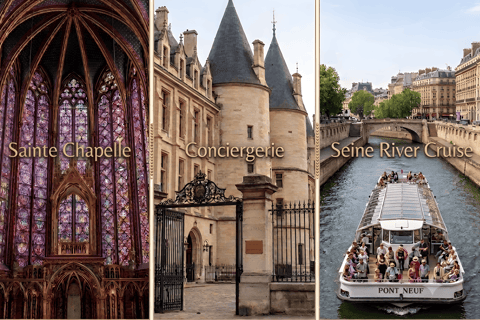 Sainte Chapelle Optional Combo: Conciergerie & Cruise Sainte-Chapelle + Conciergerie + River Cruise + Audio Guide