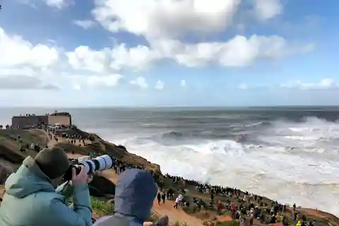 Nazaré (vagues géantes) : Visite d'une demi-journée privée au départ de Lisbonne