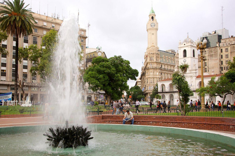 Caffè degni di nota (Bares notables) di Buenos AiresAv. de mayo e Plaza de Mayo con trasferimento.