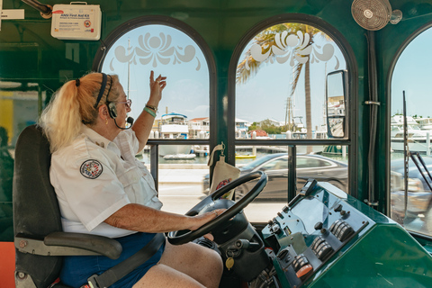 Key West: Excursão de 12 paradas no Old Town Trolley Hop-On Hop-OffBilhete de bonde de um dia para a cidade velha