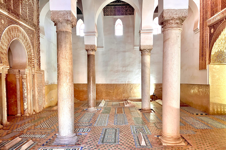 Marrakech Saadian Tombs Entry Ticket with Digital Guide App