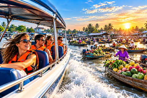 Can Tho: Mekong Speedboat, Floating Market & Fruit Garden