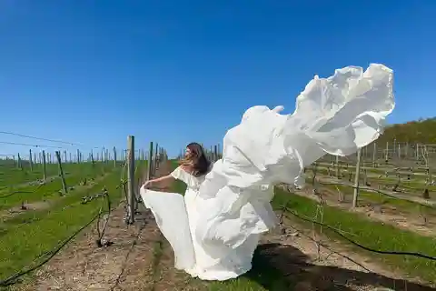 Flying Dress Photo Shoot Traverse City & Surrounding Areas