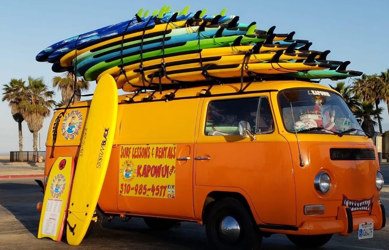 Santa Monica / Venice / Los Angeles: Surfunterricht