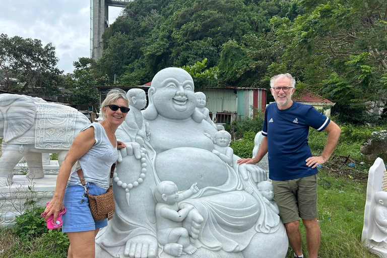 Hoi An: Golden Bridge, Lady Buddha och Marble Mountain Trip