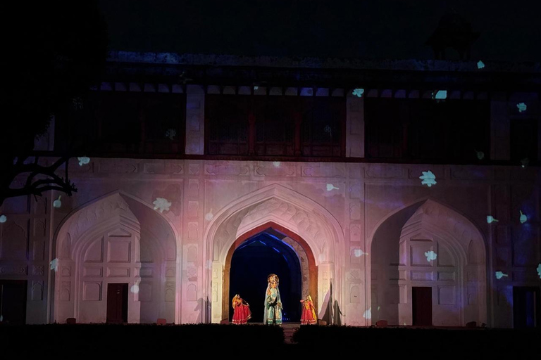Delhi: Red Fort Light & Sound Show With Skip The Line Entry Tour With Guide Only