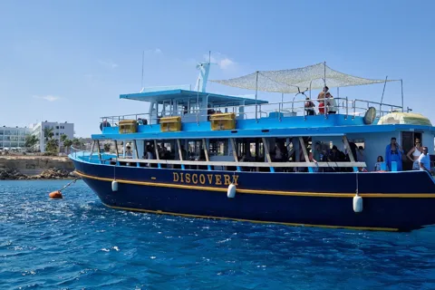 Ayia Napa: Blue Lagoon and Famagusta Boat Tour with BBQ