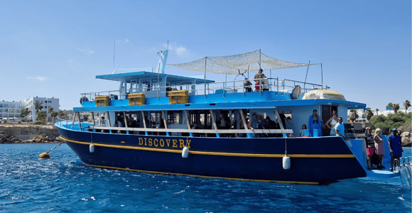 Ayia Napa: Blue Lagoon, Turtle Cove and Famagusta with BBQ
