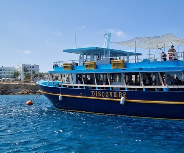 Ayia Napa: Blue Lagoon and Famagusta Boat Tour with BBQ