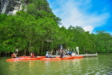 Krabi: Tour de medio día en kayak por los manglares de Bor Thor