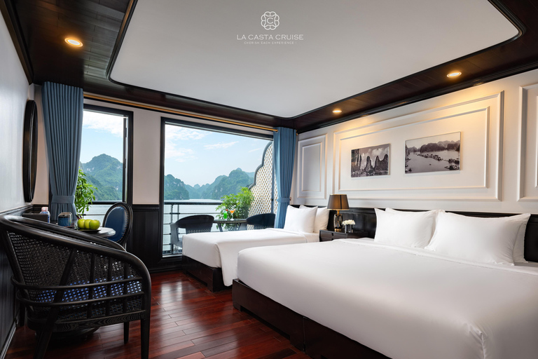 Hanoi: 2-Day Lan Ha, Halong 5-Star Cruises w/Balcony,Bathtub From Hanoi: 2 Days Halong 5 Stars Cruise w/ Balcony, Bathtub