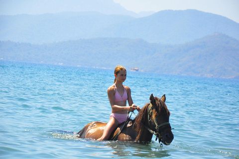 Fethiye: Forest or Sea Horse Riding Experience Fethiye: Horse Riding with Sea Experience