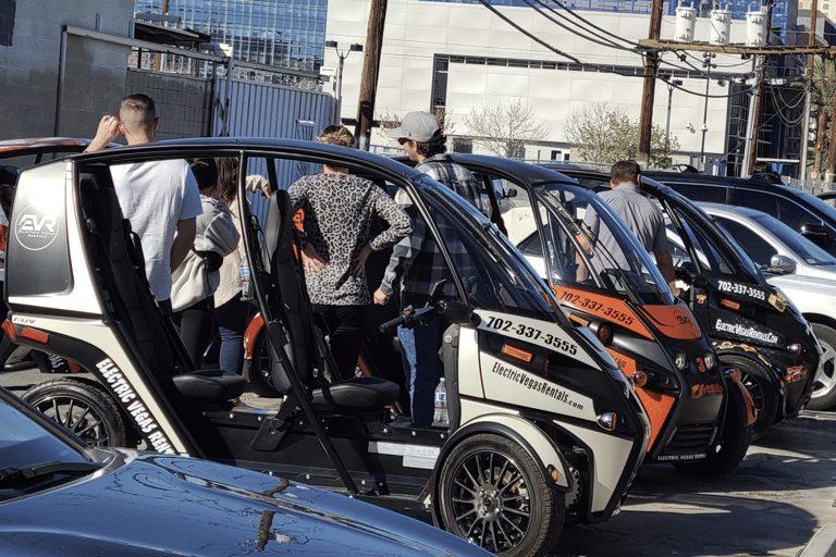 Las Vegas: Self-Drive Strip Tour w elektrycznym samochodzie EVR