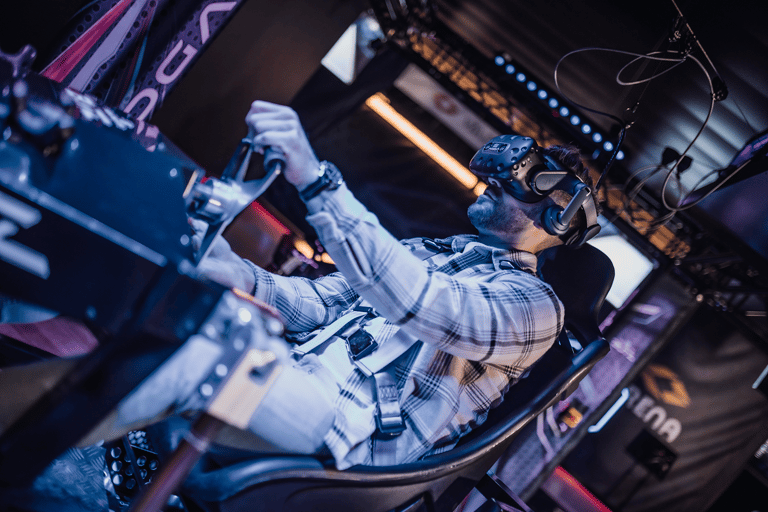 Zurich: Virtual Reality Space Racing Simulator Friday Evening, Saturday, and Sunday Time Slots