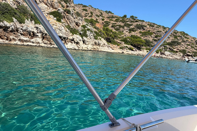 Chania City: No-License, Self-Drive Premium Boat Rental