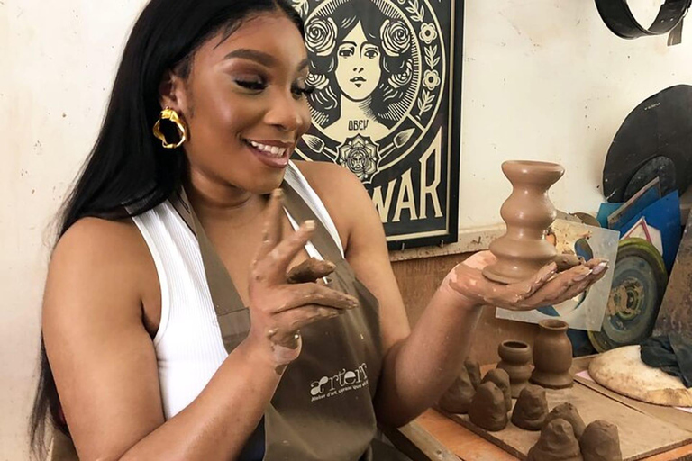 Agadir: Moroccan Pottery Workshop with Souvenir & Pickup FromAgadir: Moroccan Pottery Workshop with Souvenir & pickup