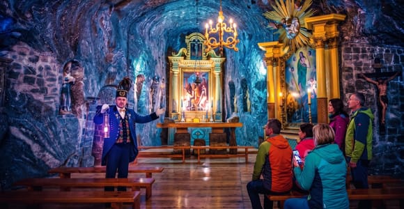 Krakow: Oldest UNESCO Bochnia Salt Mine & Boat Cruise