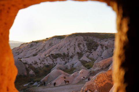 Cappadocia: Guided Horse Riding Tour in Love/Rose Valley Sunset Horse Riding Tour