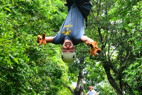 Cancún: ATV SHARE en Zipline avontuur met Cenote zwemmen