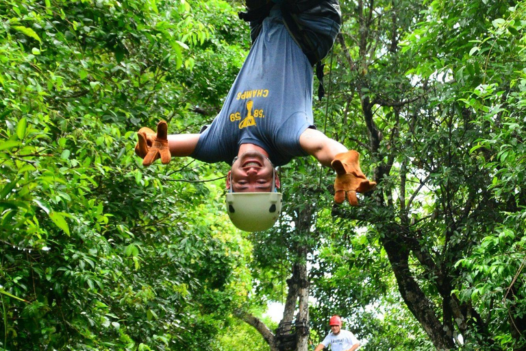 Cancún: ATV SHARE en Zipline avontuur met Cenote zwemmen