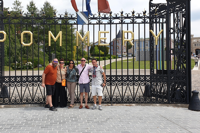 Reims: Veuve, Taittinger and Pommery cellars and tastings
