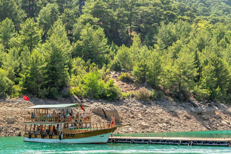 Side: Green Canyon Boat Adventure with Swimming Stops Green Canyon Boat Cruise (Meeting Point)