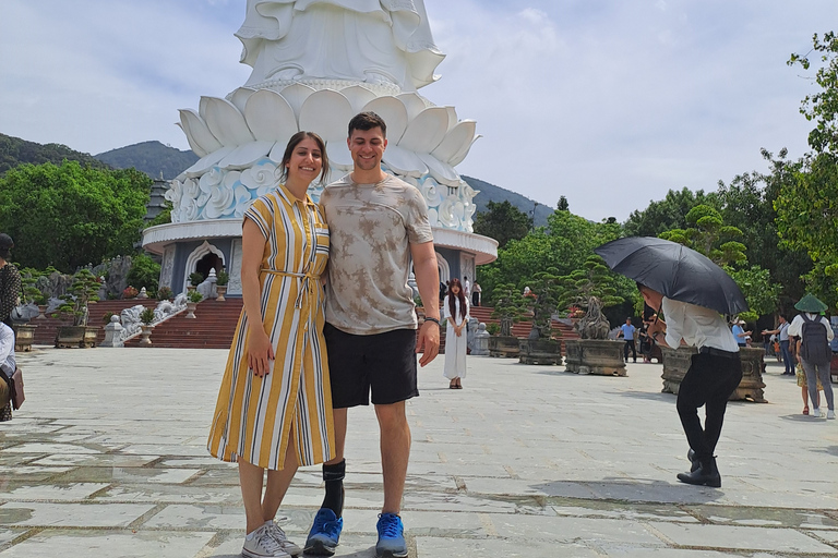 Marble Mountains and Lady Buddha from Hoi An OR Da NangMarble Mountains and Lady Buddha