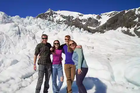 Franz Josef: Voo panorâmico de helicóptero e aterragem no glaciar