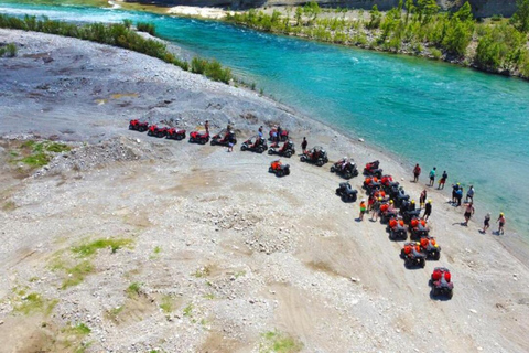 Antalya : Combo Rafting étonnant avec Zipline, 4X4 Quad, Jeep5 en 1 Raft+Buggy ou Quad+Zipline+Jeep+Trekking