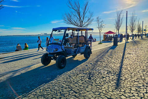 Lisbona: tour della città, storia e alfama 90 minuti in tuktuk