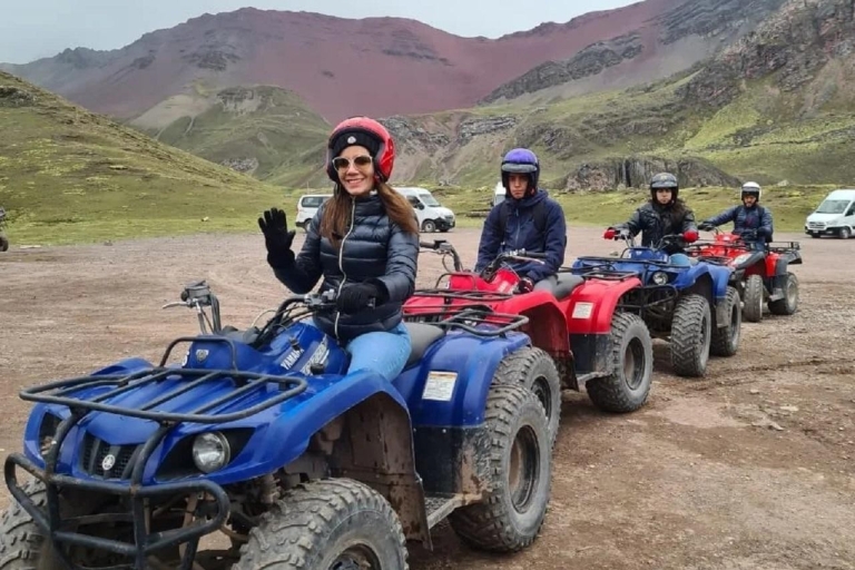Vanuit Cuzco: Raimbow Mountain Vinicunca in ATV + etenTour naar Berg van 7 kleuren Vinicunca in ATV (quads)