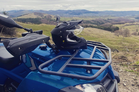 Excursión por la naturaleza en quad/ATV por los Cárpatos - pueblos y bosques