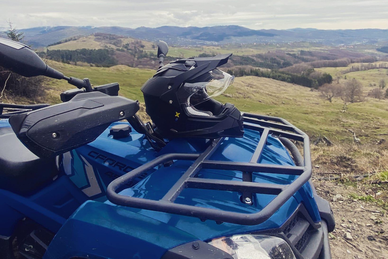 Randonnée en quad/quad dans les Carpates - villages et forêts