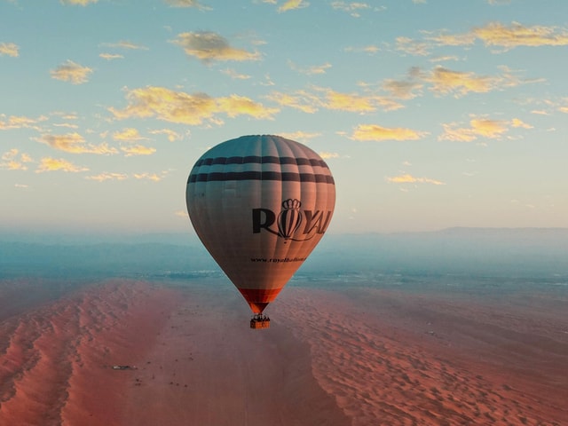 Wahiba Sands: Luchtballon ervaring