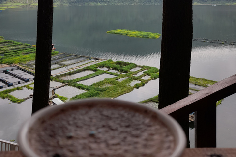 Yogyakarta: Menjer Lake Bamboo Boat Tour with Lunch