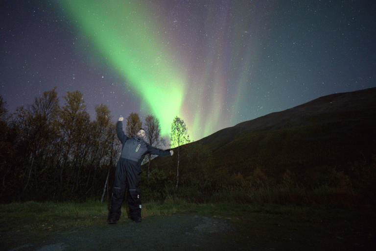 Tromsø: Northern Lights Tour with Photos & Snacks