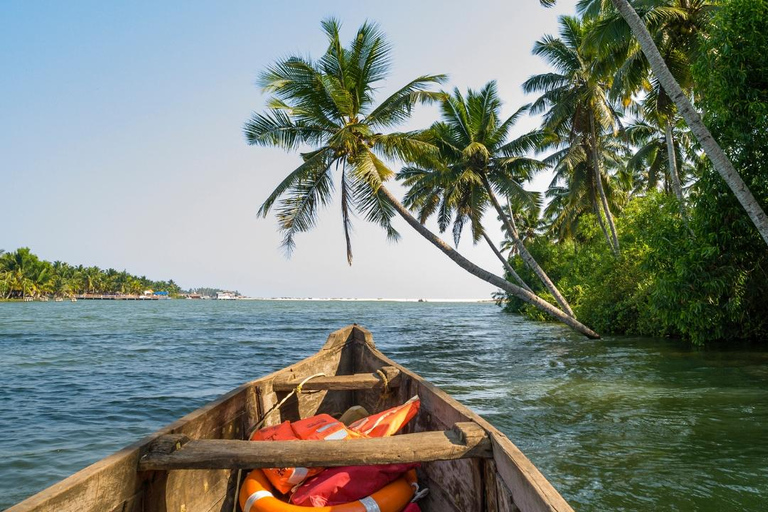 From Mumbai: Alappuzha Backwater Houseboat Cruise with Meals