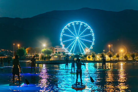 Split: Tour nocturno en Stand Up PaddleboardSplit: tour nocturno de surf de remo