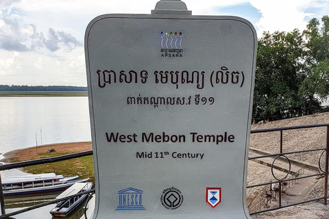 Siem Reap: Ancient Reservoir Secluded Sunset Boat Ride Ancient Reservoir Sunset with Guide