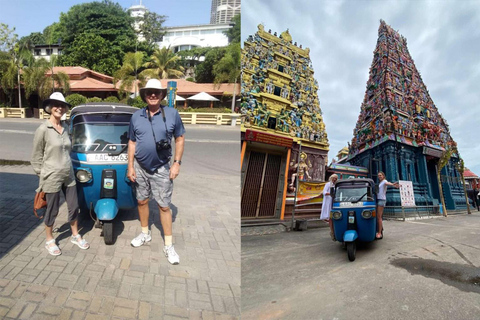 City tour de Negombo a Colombo de Tuk Tuk com serviço de busca