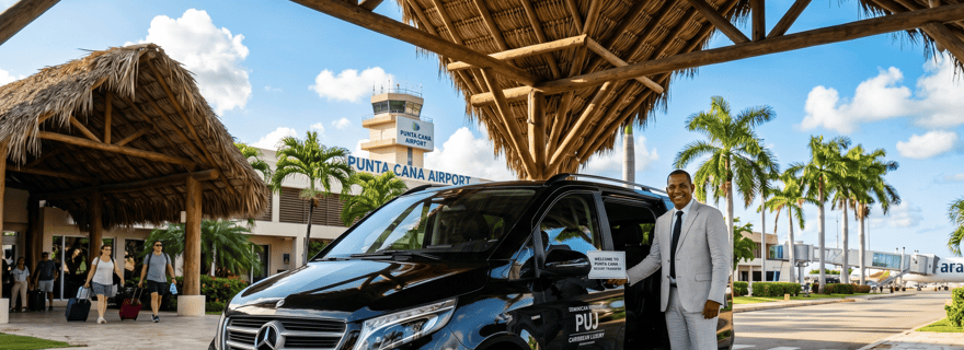 Transfer particular de/para o Aeroporto PUJ de Punta Cana e Bávaro|Verón