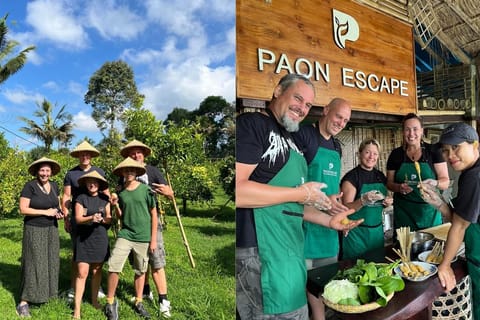 Ubud: Family Private Cooking with Harvest & Cow Feeding