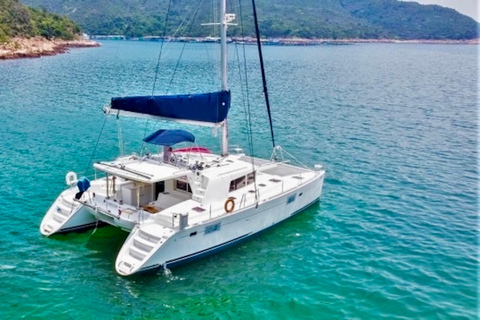 Rhodes: Private Wellness Catamaran Cruise with Snacks