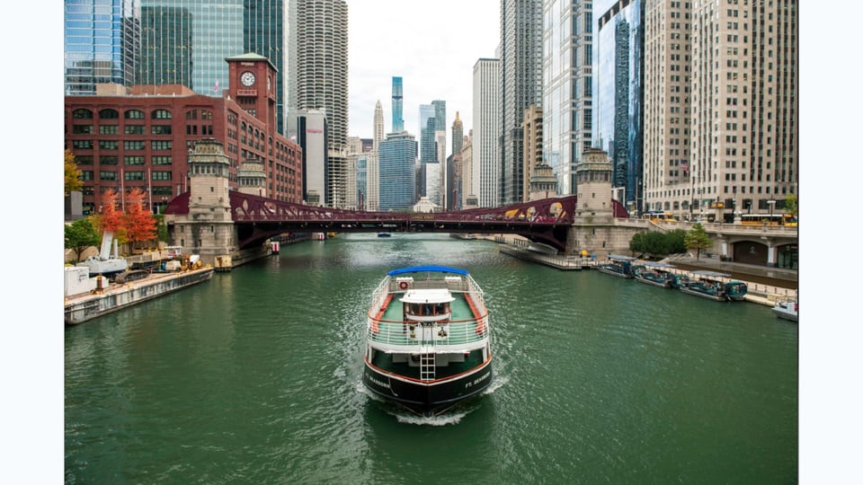 Chicago : Tour en bateau de l&#039;architecture avec boissons