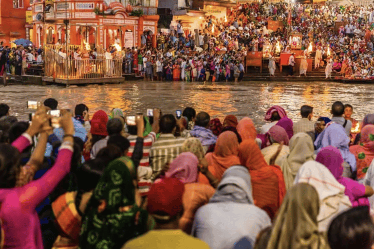 From Delhi: Haridwar and Rishikesh Day Trip with Ganga Aarti Private Rishikesh and Haridwar Same Day Tour with Guide