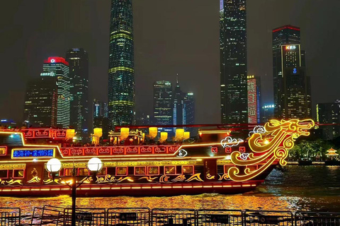 Guangzhou: Pearl River Night Cruise and City Highlights